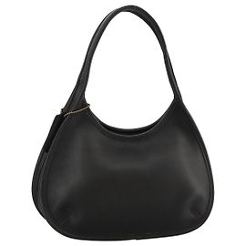 Coach Borsa a mano in pelle nera e oro Auth am7459 Nero D'oro