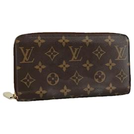 Louis Vuitton-LOUIS VUITTON Monogram Zippy Wallet Long Wallet M42616 LV Auth am7314-Monogram