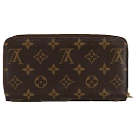 Louis Vuitton-LOUIS VUITTON Monogram Zippy Wallet Long Wallet M42616 LV Auth am7314-Monogram