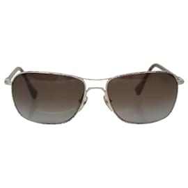 Louis Vuitton-LOUIS VUITTON Damier Conspiration Sunglasses metal Brown Z0035U LV Auth am7330-Brown