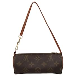 Louis Vuitton-LOUIS VUITTON Monogram Papillon Pouch LV Auth 106665-Monogram