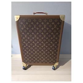Louis Vuitton-Valise à roulettes Louis Vuitton-Marron foncé