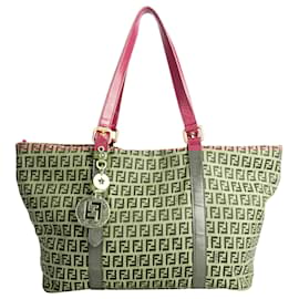 Fendi-FENDI Handbags T.  Cloth-Brown