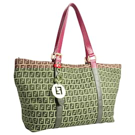 Fendi-FENDI Handbags T.  Cloth-Brown