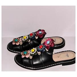 Fendi-sandal , slipper-Black