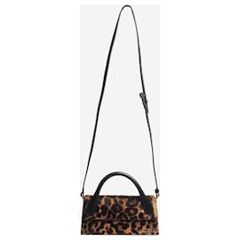 Jacquemus-Leopard print Chiquito long bag-Brown