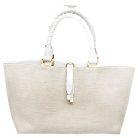 Chloé Marcie Tote Bag Weiß Beige