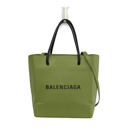 Balenciaga-Balenciaga Shopping Tote XXS 555140-Black,Red
