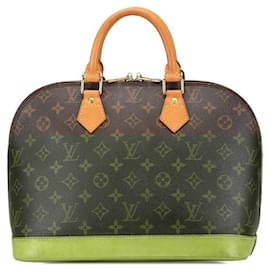 Louis Vuitton-Louis Vuitton Monogram Alma Handbag Brown-Brown