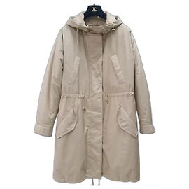 Abrigo parka de cachemira beige Loro Piana talla 42 Beige