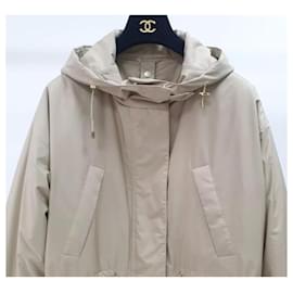 Loro Piana-Loro Piana Beige Cashmere Parka Coat Sz.42-Beige