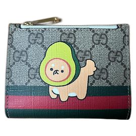 Gucci KAWAII Tier Geldbörse Beige