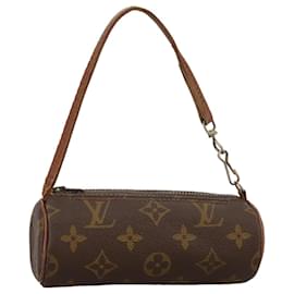 Louis Vuitton-LOUIS VUITTON Monogram Papillon Pouch LV Auth fm4184-Monogram