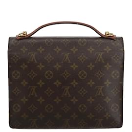 Louis Vuitton-LOUIS VUITTON Monogram Monceau 28 Hand Bag 2way M51185 LV Auth 104222-Monogram