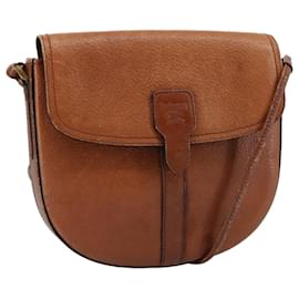 Autre Marque-Burberrys Shoulder Bag Leather Brown Auth ti2492-Brown