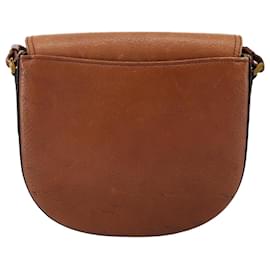Autre Marque-Burberrys Shoulder Bag Leather Brown Auth ti2492-Brown