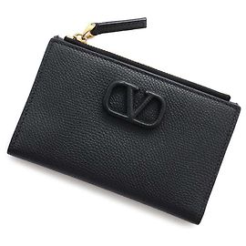 Portefeuille bi-fold noir Valentino Garavani Noir