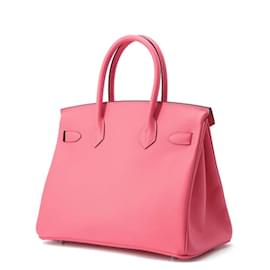 Hermès-Hermes Birkin 30 Handbag in Rose Azalee-Pink