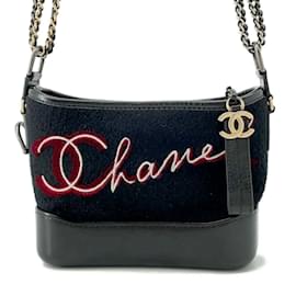 Chanel-Chanel Gabrielle de Hobo Small Shoulder Bag-Black