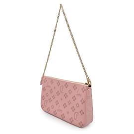 Christian Louboutin-Christian Louboutin Rubira Zip-up Leather Clutch Bag-Pink