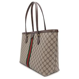 Balenciaga-Balenciaga Gucci Collaboration Tote Bag-Brown,Beige
