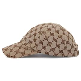 Balenciaga-Balenciaga Cap - Gucci Collaboration-Brown,Beige