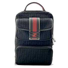 Fendi-Fendi Backpack Zucca 7VZ047-Black