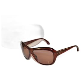 Yves Saint Laurent-sunglasses-Dark red