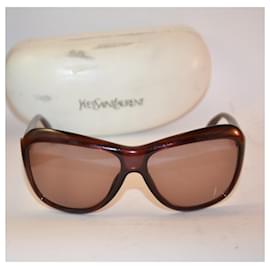 Yves Saint Laurent-sunglasses-Dark red