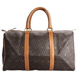 Christian Dior Honeycomb Duffle Bag 45 Brown