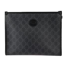 Gucci-Gucci Beauty Case with Interlocking G-Brown,Black