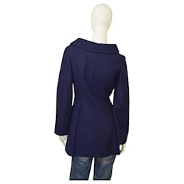 Thierry Mugler-Coats, Outerwear-Blue