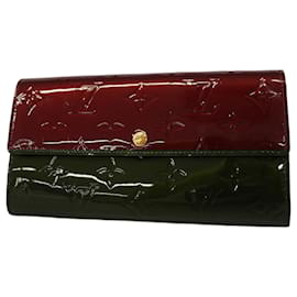 Louis Vuitton-Louis Vuitton Portefeuille Sarah-Dark red