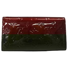 Louis Vuitton-Louis Vuitton Portefeuille Sarah-Dark red
