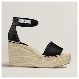 Hermès-Tipoli Espadrilles-Black