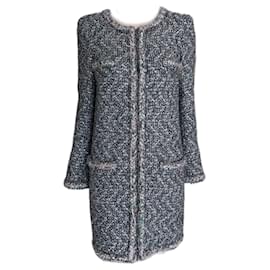 Chanel-Supermarket Collection Lesage Tweed Coat 36 FR-Multiple colors
