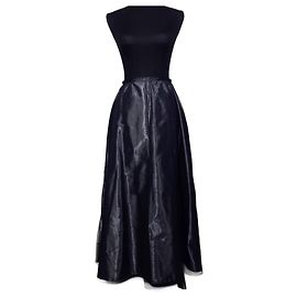 Langes Abendkleid aus Tüll Cacharel Grau