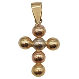 Autre Marque Hanging cross GOLD BALLS Golden