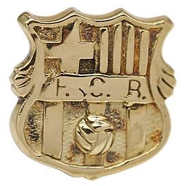 Autre Marque FC Barcelona PIN Badge in Yellow Gold Golden