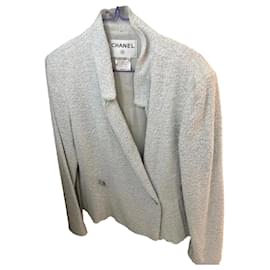 Chanel-Jackets-White