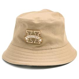 Hermès-Hermes Harper H Bucket Hat Cotton Beige-Beige