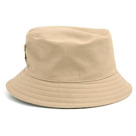 Hermès-Hermes Harper H Bucket Hat Cotton Beige-Beige