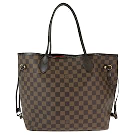 Louis Vuitton-Louis Vuitton Damier Neverfull MM Tote Bag-Brown
