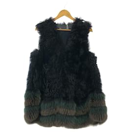 Fendi-Fendi Shearling Wool Jacket Black-Black
