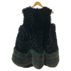 Fendi-Fendi Shearling Wool Jacket Black-Black
