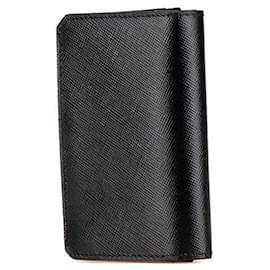 Prada-Prada Saffiano Leather Card Case-Black