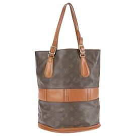 Louis Vuitton-Louis Vuitton Bucket GM-Brown