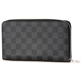 Louis Vuitton-Louis Vuitton Damier Graphite Zippy Organizer Wallet-Black
