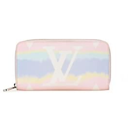Louis Vuitton-Louis Vuitton Giant Monogram Escale Zippy Wallet-Pink