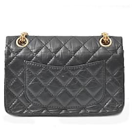 Chanel-Chanel Calfskin 2.55 2way Chain Shoulder Bag-Black